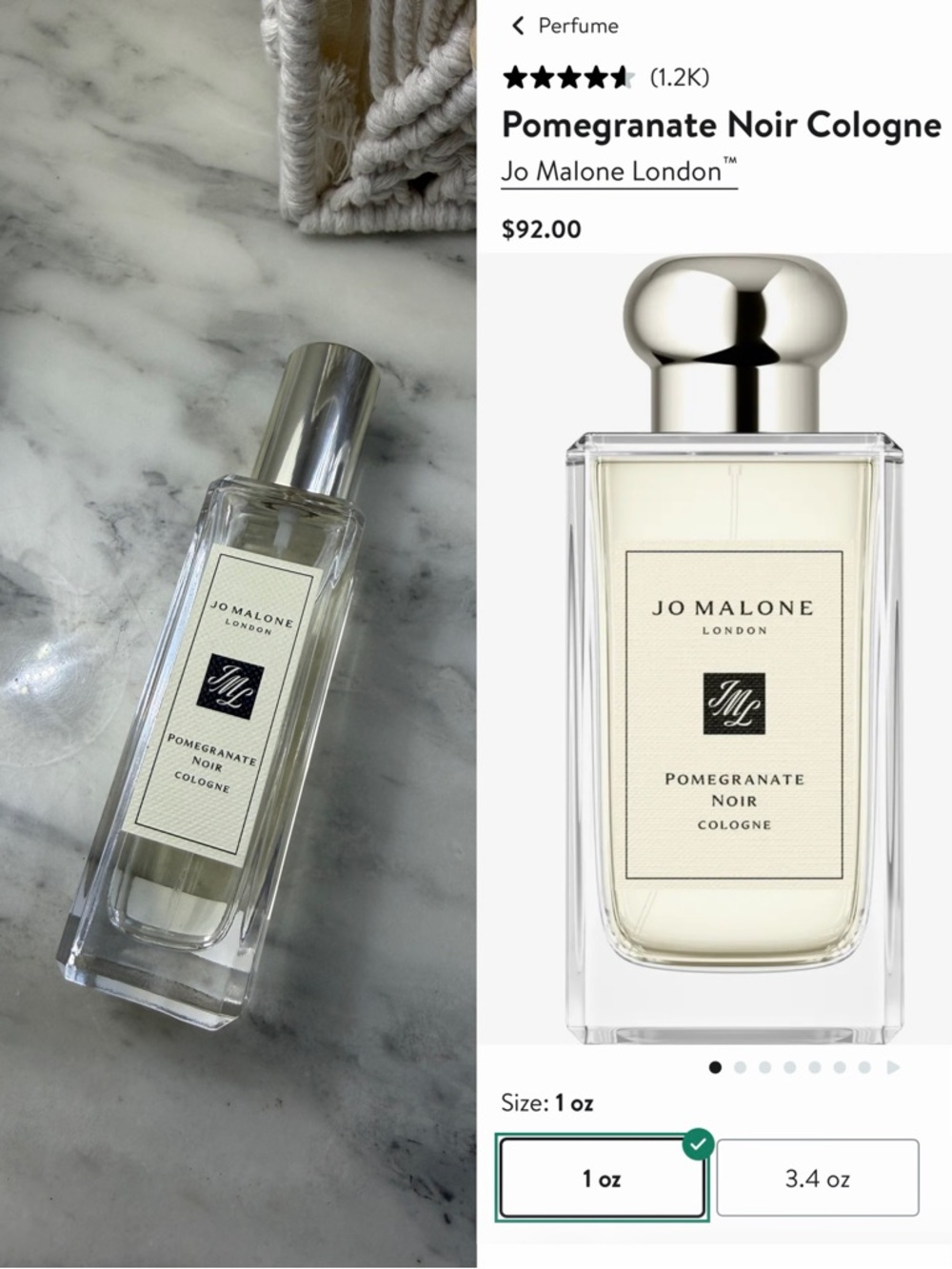 Brand New Authentic Jo Malone Pomegranate Noir Cologne 1oz/30ml